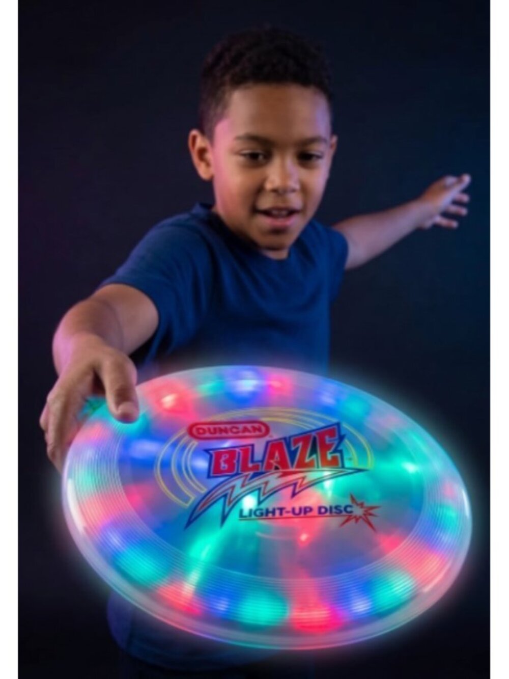 Duncan Blaze Light-Up Flying Disc LED Frisbee Multi-Color Flashing Night Fun